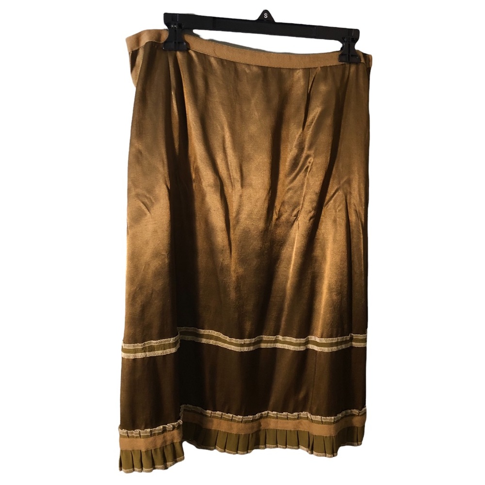 Whimsical Anthropologie Neesh by Dar skirt w/ side zipper-dress up or down sz L